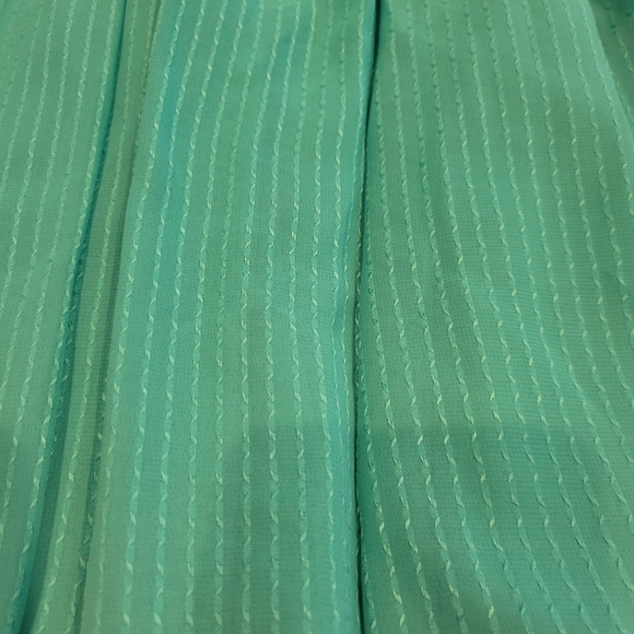 BCBG BCBGENERATION teal draped midi A line dress size 4 - Picture 6 of 7